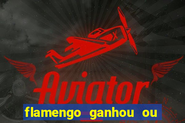 flamengo ganhou ou perdeu hoje